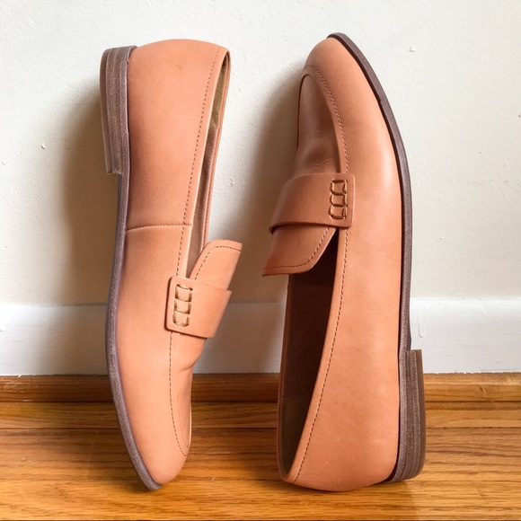 Madewell RARE The Alex Loafer in Dusty Clay Nude Leather Penny Loafer 9.5 - Picture 5 of 11